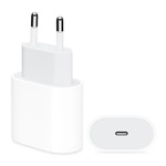 APPLE hálózati töltő Type-C aljzat (20W, PD gyorstöltő, MD3J4ZM/A utód) FEHÉR