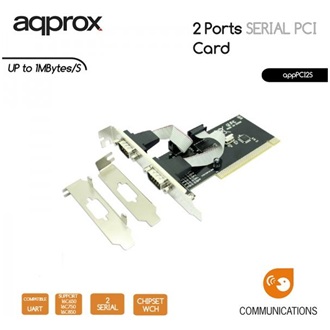Approx APPPCI2S COM 2-port PCI bővítőkártya