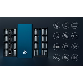 Arctic Cooling AETLS00001A csavarhúzó készlet kék 64db