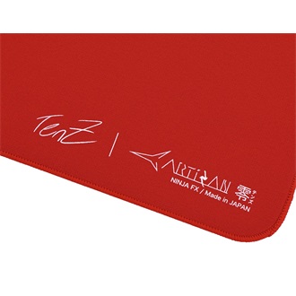 ARTISAN FX Zero Soft XL TenZ gaming egérpad piros