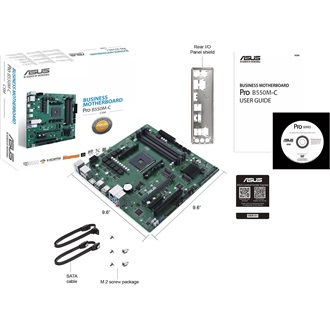 Asus PRO B550M-C/CSM desktop alaplap microATX