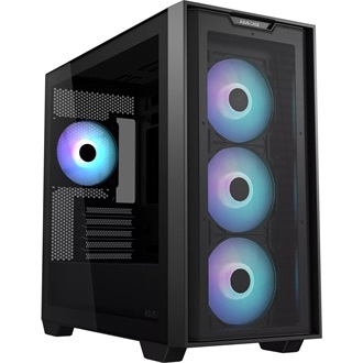 Asus A21 Plus 750W ablakos MT Mini Tower számítógépház fekete