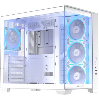 Asus A32 Plus táp nélküli ablakos Mid Tower számítógépház fehér