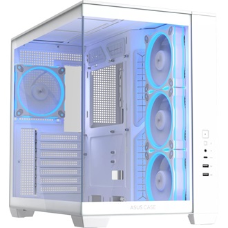 Asus A32 Plus táp nélküli ablakos Mid Tower számítógépház fehér