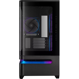 Asus Prime AP202 ARGB táp nélküli ablakos MT Mini Tower számítógépház fekete