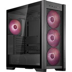 Asus TUF Gaming GT302 TG ARGB BLACK 750W ablakos Mid Tower számítógépház fekete