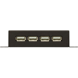 Aten 4db USB-A 2.0 -> RJ45 CAT5e UTP F/F extender fekete