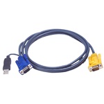 Aten USB A VGA KVM kábel 1.8m