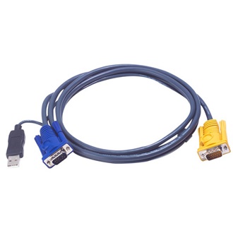 Aten USB A VGA KVM kábel 1.8m