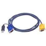 Aten USB A VGA KVM kábel 3m