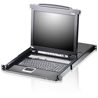 Aten KVM Konzol LCD 17" + Switch 8PC CL5708M