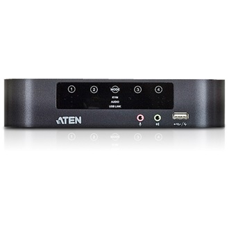 Aten CS1944-A7-G 4-portos USB2.0 DisplayPort KVM switch +audio