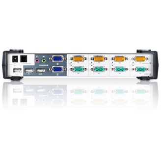 Aten CS1744C-AT 4 portos USB2.0 KVM switch Dual-View