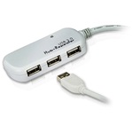 Aten USB-A 2.0 - USB-A 2.0 adatkábel hosszabbító 12m 4-port