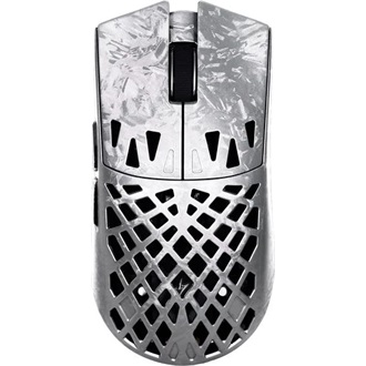 ATK Blazing Sky Ghost Extreme+ Hollow Carbon Fiber optikai vezeték nélküli gaming egér ezüst