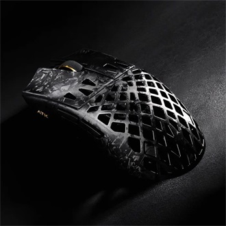 ATK Blazing Sky Ghost Extreme+ Hollow Carbon Fiber optikai vezeték nélküli gaming egér fekete