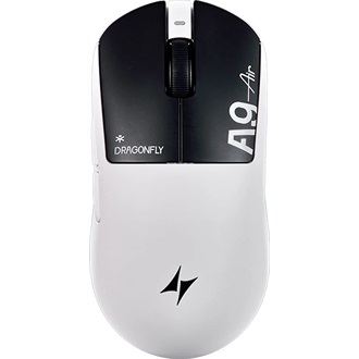 ATK Dragonfly A9 Air optikai vezeték nélküli gaming egér fehér-fekete