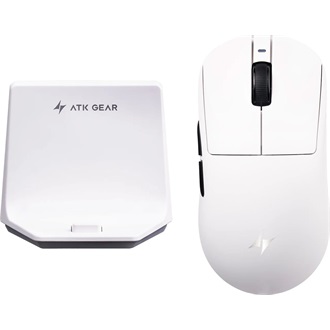 ATK Dragonfly A9 NB optikai vezeték nélküli gaming egér fehér