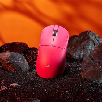 ATK Dragonfly A9 mini+ optikai vezeték nélküli gaming egér magenta