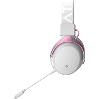 ATK N9 Ultra fejhallgató headset fehér-rózsaszín