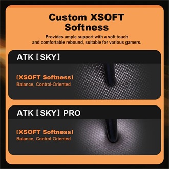 ATK Sky Pro XL gaming egérpad narancssárga