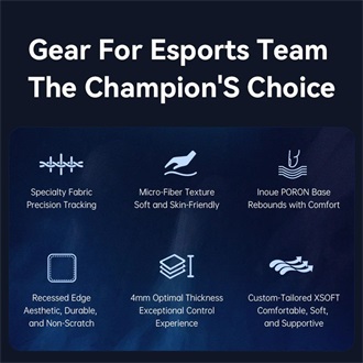 ATK x LEVIATAN XSOFT gaming egérpad kék