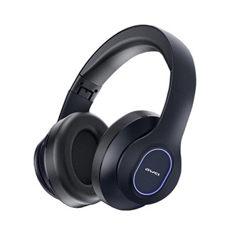 AWEI A100BL bluetooth fejhallgató SZTEREO v5.0, LED fény, FEKETE