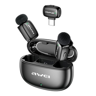 Awei MK5 DUO mikrofon fekete