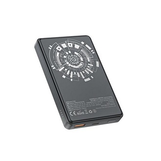 AWEI P33K vésztöltő USB+Type-C aljzat 10000mAh, PD gyorstöltő, FEKETE
