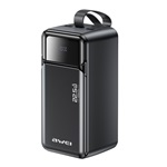 AWEI PA-106 powerbank 3 Type-C aljzat (50000mAh, 22,5W, PD gyorstöltő 3.0, LED kijelző) FEKETE