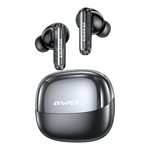 AWEI T229 ANC AI bluetooth fülhallgató SZTEREO v6.0, fordító funkicó + töltőtok, FEKETE