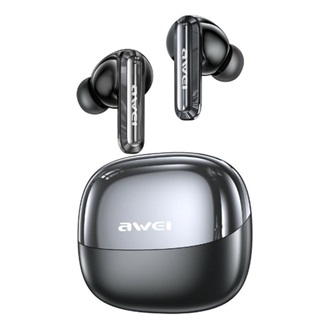 AWEI T229 ANC AI bluetooth fülhallgató SZTEREO v6.0, fordító funkicó + töltőtok, FEKETE