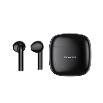 AWEI T26 PRO bluetooth fülhallgató SZTEREO (v5.3, TWS, aktív zajszűrő, vízálló + töltőtok) FEKETE