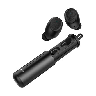 AWEI T55 bluetooth fülhallgató SZTEREO (v5.0, TWS, mikrofon, vízálló, zajszűrő, extra mini + töltőtok) FEKETE
