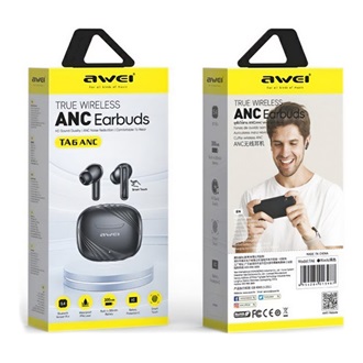 Awei TA6 fülhallgató headset fekete