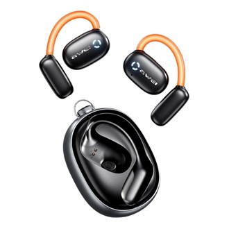 AWEI TZ13 bluetooth fülhallgató SZTEREO (v5.4, TWS, fülre akasztható, aktív zajszűrő, mikrofon + töltőtok) FEKETE