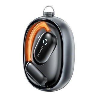 AWEI TZ13 bluetooth fülhallgató SZTEREO (v5.4, TWS, fülre akasztható, aktív zajszűrő, mikrofon + töltőtok) FEKETE