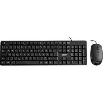 Acer AAK400 USB magyar membrán billentyűzet + egér fekete