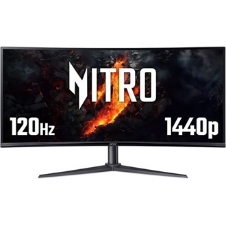 Acer Nitro XZ340CUJ0bmiiphx 34" ívelt VA LED gaming monitor fekete 120Hz