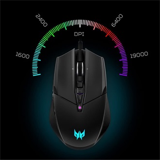 Acer Predator Cestus 335 optikai USB gaming egér fekete