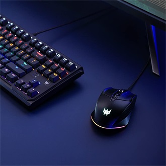 Acer Predator Cestus 335 optikai USB gaming egér fekete