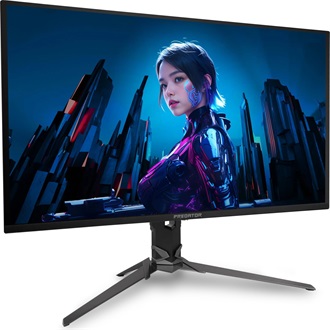 Acer Predator X32X5bmiiphuzx 31.5" Quantum Dot OLED gaming monitor fekete FreeSync Premium Pro