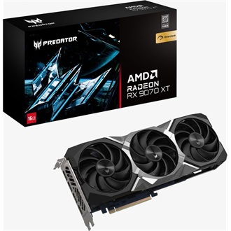 Acer Radeon RX 9070 XT Predator Bifrost OC 16GB GDDR6 256-bit grafikus kártya
