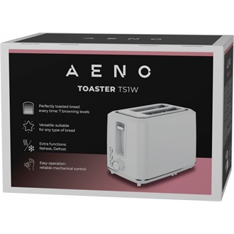 Aeno TS1 kenyérpirító fehér