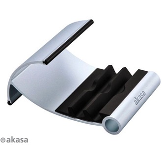 Akasa Leo Aluminium tablet tartó asztalra fekete