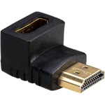 Akyga AK-AD-01 HDMI 1.4 M/F adapter fekete 90°