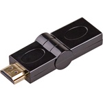 Akyga AK-AD-40 HDMI 1.4 M/F adapter fekete 180°
