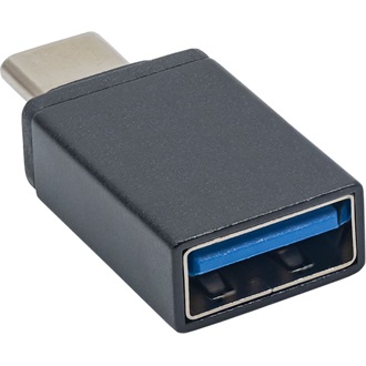 Akyga USB-C -> USB-A 3.2 Gen 1 M/F adapter fekete OTG