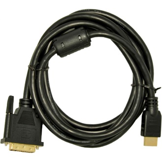 Akyga AK-AV-11 DVI-D - HDMI 1.4 M/M video jelkábel 1.8m fekete