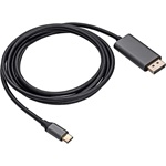 Akyga AK-AV-16 USB-C -> DisplayPort 1.2 M/M video kábel 1.8m fekete